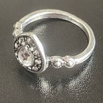 Water drop crystal ring size 7 Photo 2
