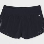 JoyLab  High Waisted Laser Cut Shorts Navy Blue Size XL Photo 0