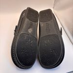 Alegria SEV-7513 Clogs Mules Womens 37 Black Silver Floral Leather Slip On Photo 7
