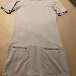 G.H. Bass & Co. Women's Grey 100% Cotton Casual Dress With Zipper Pockets Gray Size M Photo 3