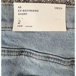American Eagle AE Ex-Boyfriend Denim Shorts Women 2 26W Distressed Low Rise NWT Photo 10