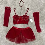 Women's Intimate Set Red Photo 0