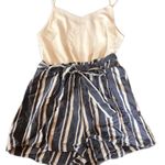 Blue Rain Stylus blue and white striped romper by  Photo 2