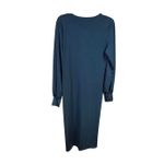 Boohoo  Twisted Front Low V Midi Black Dress Sz 12 NWT Photo 1