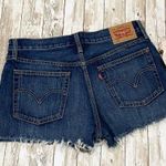 Levi's Levi’s 501 Embroidered Cherry Cut-Off Jean Shorts Size 29 Photo 2
