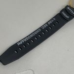 Vintage timex gold tone watch quartz analog 32mm black plastic band running Photo 7