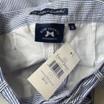 Lauren James NWT  Bow Shorts Sz S Seersucker Striped Tie Waist‎ Cuffed Hem Preppy Photo 4