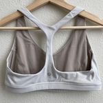 Lululemon White Arise Light Support Racerback Athletic Workout Sports Bra Photo 7