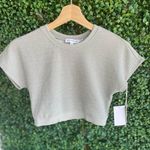 Good American - Silver Sparkling Crop Top | Has Stretch - NWT - 90’s Vibe Photo 6