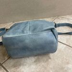 Latico Bianca Distressed Blue Leather Hobo Shoulder Bag Purse with Front Pocket Photo 4