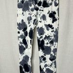 Blanc Noir Infinity High Rise Workout Legging Grey Tie Dye Ankle Detailing Small Black Photo 6