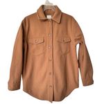 Joie  Shirt Shacket Oversized women’s Tan size S Photo 2