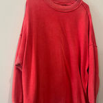 Aerie Red Getaway Sweatshirt Size XL Photo 0