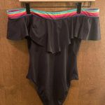 Trina Turk  X INC off the shoulder swim suit size 4 Photo 1