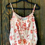 LC Lauren Conrad LC- Lauren Conrad pink floral print spaghetti strap top Photo 0