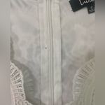 Lulus Dress Women Size Small White Lace Bride Bachelorette Rehearsal Dinner Photo 7
