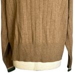 Monrow Wool Cashmere Varsity Camel Lounge Cardigan Sweater Size Small HJ0208 Photo 9