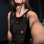 Christopher & Banks The coolest / most unique vintage 90s fall tank top 🎃 Photo 2