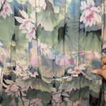 Show Me Your Mumu 🌺GUC  Sheer Waterlily Print Romper Coverup Beachwear Size M Photo 7