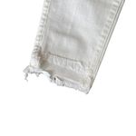 Madewell  Womens 29 Waist 10" High-Rise Jeans White‎ Step-Hem Frayed Button Fly Photo 5