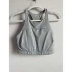 Outdoor Voices Sports Bra Women's Size Medium Gray Tech Sweat Crop Athletic Photo 2
