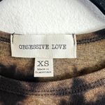 Obsessive Love Black Y2K Grunge Moto Top Vegas Graphic Gothic Punk Edgy Rockstar XS Photo 2