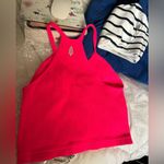 Free People Happiness Runs Crop Tank Electric Sunset M/L Photo 3