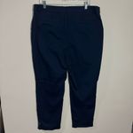 Convertible Navy Ankle Pants W/ Pull Tab Details Size 16 Chico's Size 3 Photo 6