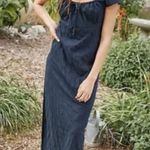 Free People NWOT  Natalya Maxi Dress Black M $150 boho 90s spring boho 90s casual Photo 1