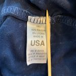 Fresh Produce  Women's Blue Animal Print Wrap Dress‎ Size L Short Sleeve Made USA Photo 4