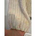 C'Mom vintage 1980s cream‎ and pastel striped sweater blouse White Size M Photo 6