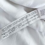 ZARA  White Dressy Long Vest Waistcoat Minimalist Side Slits size Large Photo 7