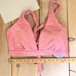 Shade & Shore  NWT Women's Pink Jacquard Bikini Top Size 1X Photo 7