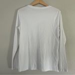 Eddie Bauer Classic White Long Sleeve Tee Neutral Casual Minimalist Basic XL Photo 3
