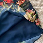 Gibson Latimer Floral Ruffle Open Shoulder Top Photo 4