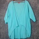 Oh my gauze bundle of two cardigans gray n blue one size fits most women Photo 1