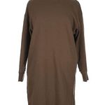 Uniqlo ✨ Brown Crewneck Sweater Sz Small Dress✨ Photo 0
