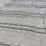 Vintage Objects D’Art cream knit fringe cottagecore vest Tan Photo 1