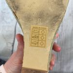 Kelsi Dagger open toe patent leather criss cross strap espadrille wedge sz 8 Photo 5