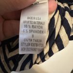 Citizens of Humanity Selma Turtleneck In Oatmeal Stripe Rinse Size Small Preppy Photo 4