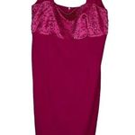 Vintage Beaded Magenta‎ Dress Size M Photo 0