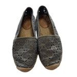 Michael Kors Women's Size 8 Blue Darci Slip On Flat‎ Espadrille Shoes Photo 1
