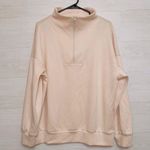 Amazon Pinspark NWT Women's Branded Light Pink Half-Zip Pullover size large Photo 1