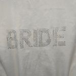 Linea Donatella Bride white Robe for wedding day size large X large good used condition Photo 4