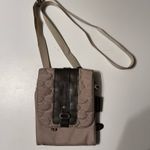 Mosey Life By Baggallini Caster Quilted Crossbody Bag Nylon Organizer Purse Brown Photo 1