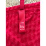 SKIMS  Waffle Long Sleeve Henley Cranberry Size 2X Photo 9