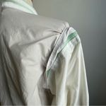 FILA Vintage 80s  Women's Windbreaker Zip Sleeves Vest White Gray Italy Medium Photo 4