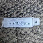 Vtg Y2K Willow Beige Black Chunky Knit Big Button Duster Cardigan Jacket S Tan Photo 2