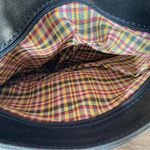 Cuoieria Fiorentina Smooth Black Leather Double Strap Purse Top Stitch Shoulder Photo 6