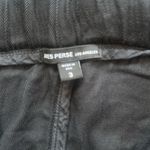 James Perse  size 3 Black Joggers zip button tie waist nwot lightweight Photo 2